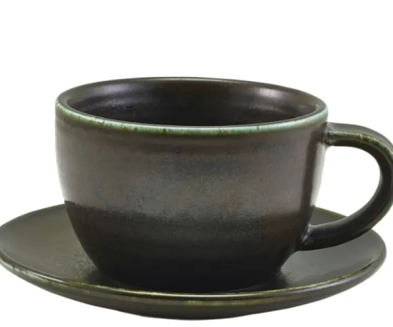Sort underkop af porcelæn 14.5cm - Terra