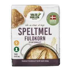 Speltmel Fuldkorn Valsemøllen 1KG