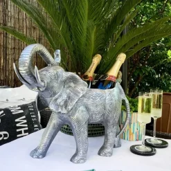 Stående Elefant Vin & Champagnekøler