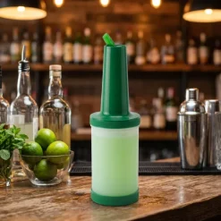Store & Pour Flaske Grøn 0,95L m. tud
