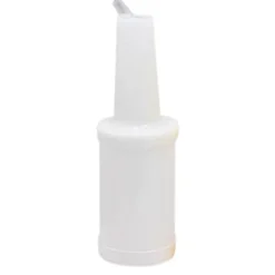 Store & Pour flaske, hvid plast, 1L