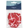 Strøflag/Flag Konfetti 150 stk. 3X2 cm