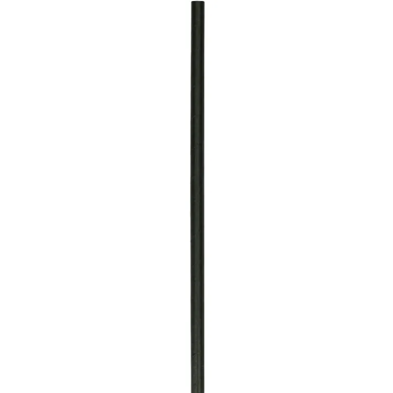 Sugerør Ø8x230 mm 4-lags uden knæk papir Sort 250 stk.