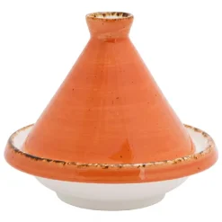 Tajine Porcelæn Orange Ø13cm x H11,2cm