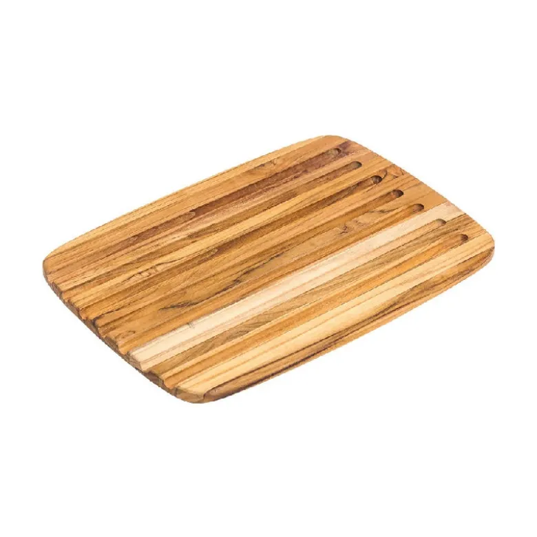Teak Haus essentiel bræt til brød 41 x 28 x 1,4 cm