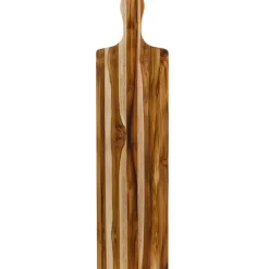 Teak Haus serveringsbræt af træplanke Lang 79 x 18 x 1,5 cm