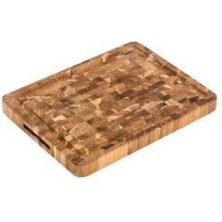Teak Haus slagterblok skære- og udskæringsbræt 42 x 30,5 x 3,8 cm