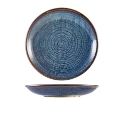 Terra Aqua Blå Dyb Coupe Tallerken 21cm Genware
