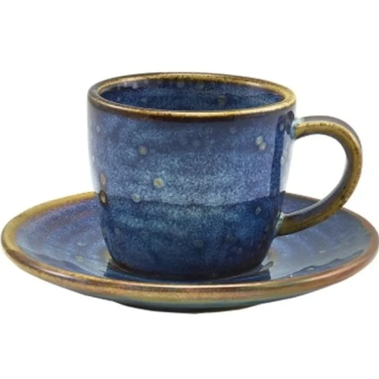 Terra Aqua Blå Espressokop 9cl/3oz Genware