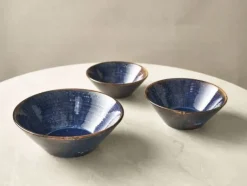 Terra Aqua Blå Konisk Skål 16cm Genware