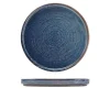 Terra Aqua Blå Lav Præsentationstallerken 25cm Genware
