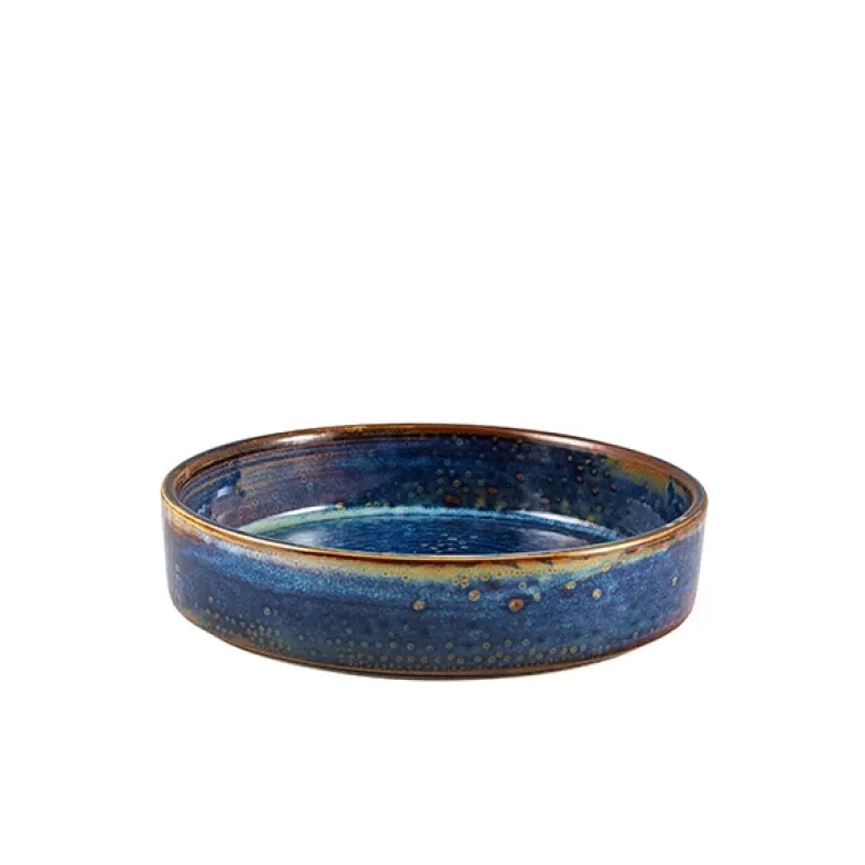 Terra Aqua Blå Præsentationsskål 18cm Genware