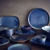 Terra Aqua Blå Rektangulær Tallerken 34,5 x 23,5 cm Genware