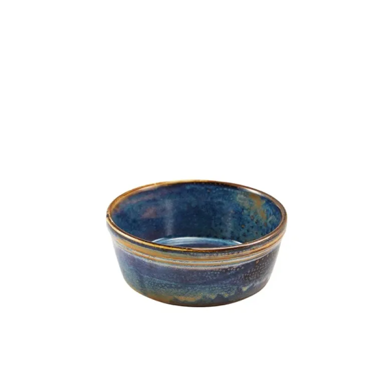 Terra Aqua Blå Rund Tærtefad 13,6 cm - Genware