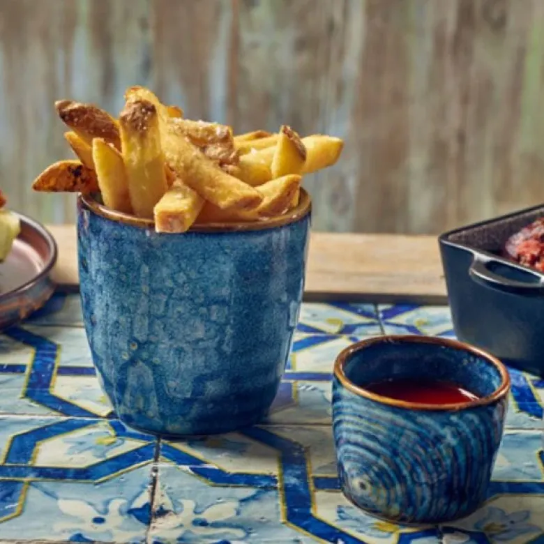 Terra Aqua Blue Økologisk Dip Pot 9cl/3oz Genware