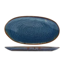 Terra Aqua Blue Økologisk Fad 31cm Genware