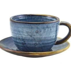 Terra Aqua Blå Underkop 14,5 cm Genware