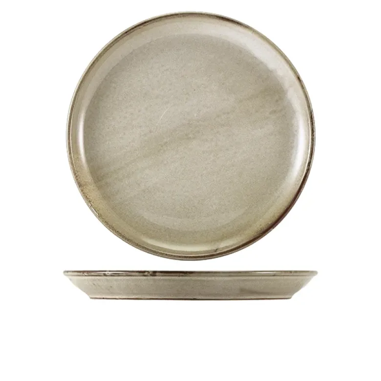Terra Porcelain Grey Coupe tallerken 27,5 cm