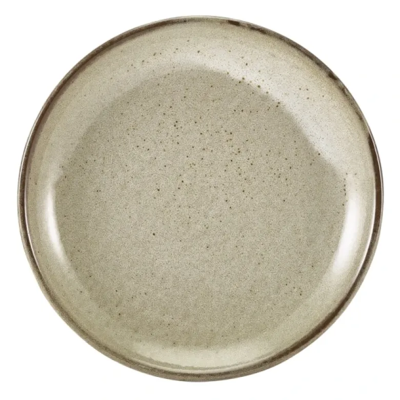 Terra Porcelain Grey Coupe-tallerken 19 cm