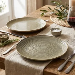 Terra Porcelain Grey Økologisk tallerken 21 cm