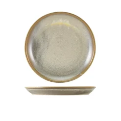 Terra Porcelain Matt Grå Coupe-tallerken 19 cm