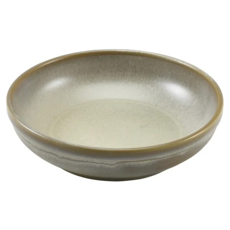 Terra Porcelain Matt Grå Coupe Skål 23 cm