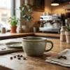 Terra Porcelain Matt Grå kaffekop 22 cl / 7,75 oz