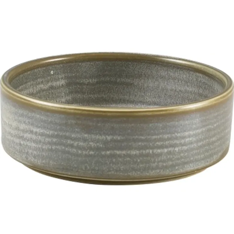 Terra Porcelain Matt Grå præsentationsskål 13 cm