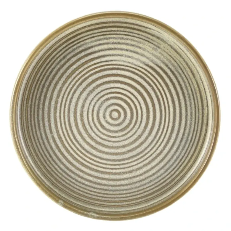 Terra Porcelain Matt Grå præsentationsplade 18 cm