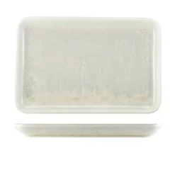 Terra Porcelain Pearl Rektangulært fad 30 x 20 cm