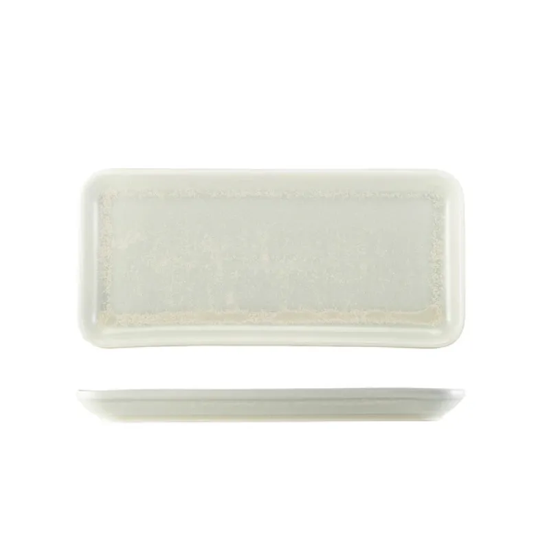 Terra Porcelain Pearl Smal rektangulær fad 27 x 12,5 cm