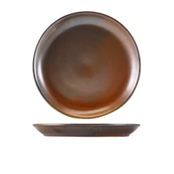Terra Porcelain Rustic Kobber Coupe-tallerken 24 cm