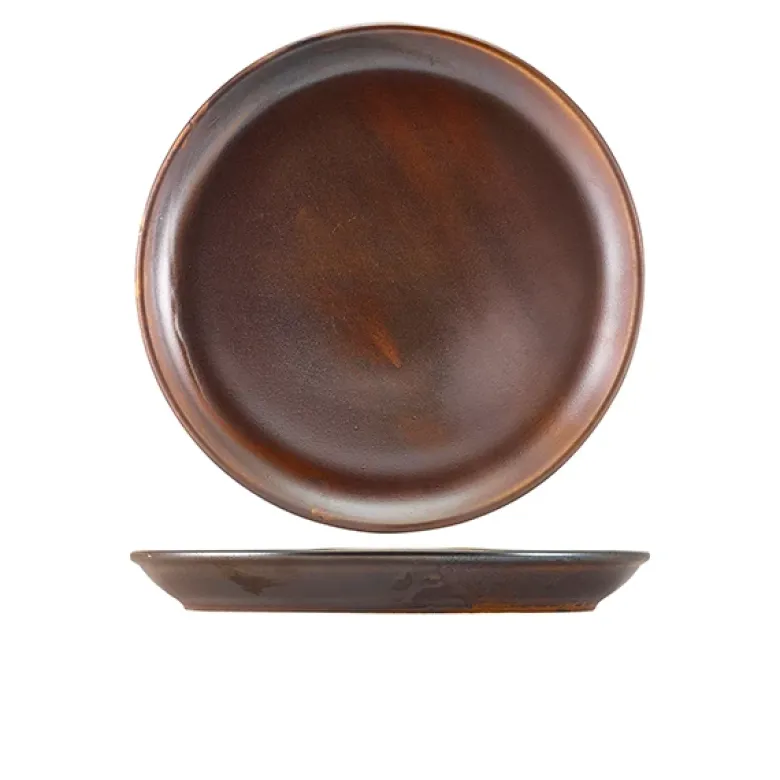 Terra Porcelain Rustic Kobber Coupe-tallerken 27,5 cm
