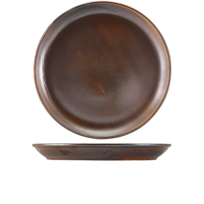 Terra Porcelain Rustic Kobber Coupé Tallerken 30,5 cm