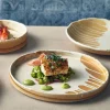 Terra Roko Sand Præsentationstallerken 26cm Genware