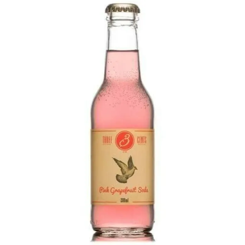 Three Cents Pink Grapefruit Soda 20cl