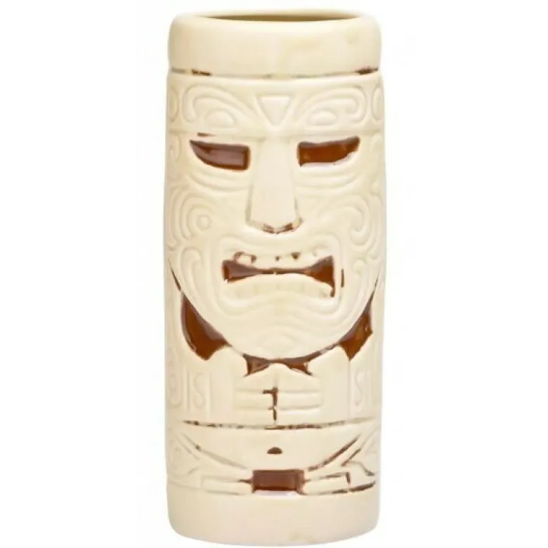 Tiki glas - Aztec i beige (490 ml)
