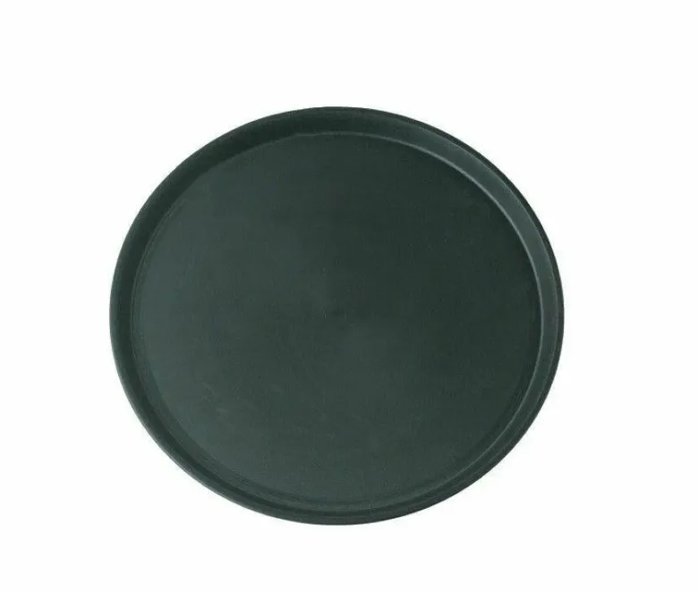 Tjenerbakke 35cm - Rund Sort