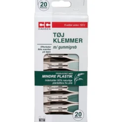 Tøjklemmer med gummigreb | CC Hansen