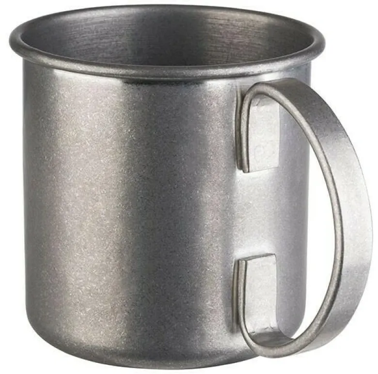 Tønde krus -MOSCOW MULE- Antik Stål