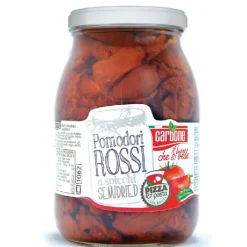 Tomater semi dry blomme kvarte røde 950 g