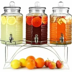 Triple drinks dispenser med stander 12 L