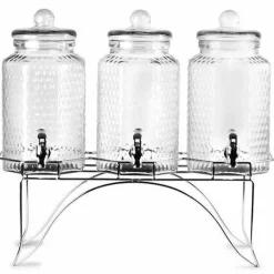 Triple drinks dispenser med stander 12 L