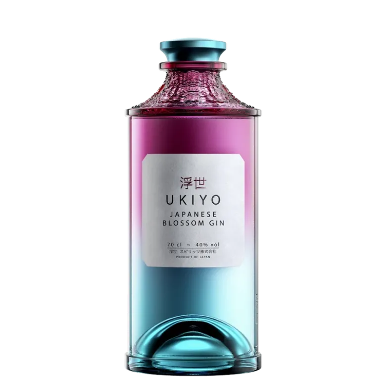 Ukiyo Japanese Blossom Gin 40% 70 FL
