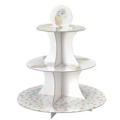 Unicorn kagestand i 3 lag pap