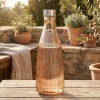 Vandflaske med Låg Bronze Glas 1L H28cm