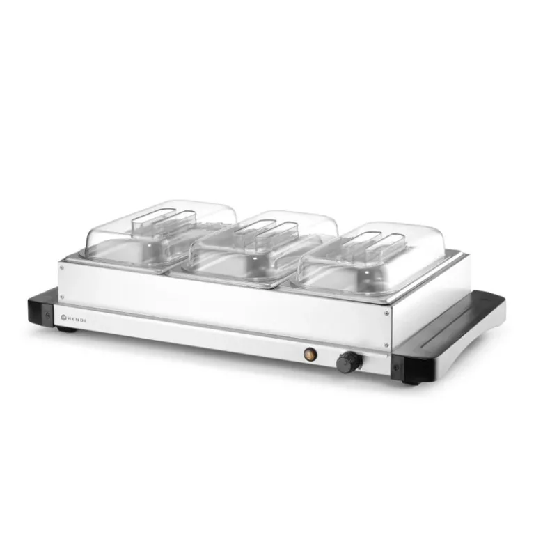 Varmeplade Hendi 40°C til 75°C - 657x381x(h)161