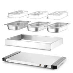 Varmeplade Hendi 40°C til 75°C - 657x381x(h)161