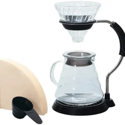 V60 Arm Stand Glasdripper Sæt - Hario