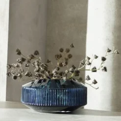 Vase bred Rotunda Safir LSA 13,8x26,7x26,7cm